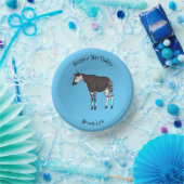 Okapi cartoon illustratie papieren kommen (Feest)