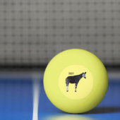 Okapi cartoon illustratie pingpongbal (Net)