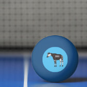 Okapi cartoon illustratie pingpongbal (Net)
