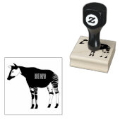 Okapi cartoon illustratie rubberstempel (Gestempeld)