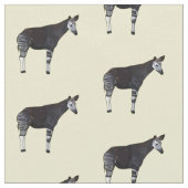 Okapi cartoon illustratie stof (Close Up)