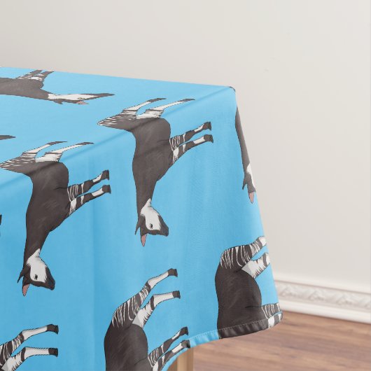 Okapi cartoon illustratie tafelkleed (Voorbeeld)