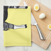 Okapi cartoon illustratie theedoek (Quarter Fold)