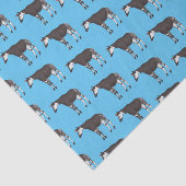 Okapi cartoon illustratie tissuepapier (Detail)