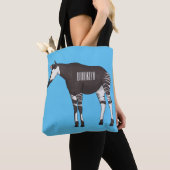 Okapi cartoon illustratie tote bag (Dichtbij)