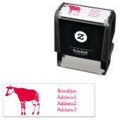 Okapi cartoon illustratie  zelfinktende stempel (In situ)