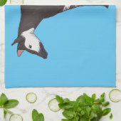 Okapi cartoon illustration theedoek (Gevouwen)