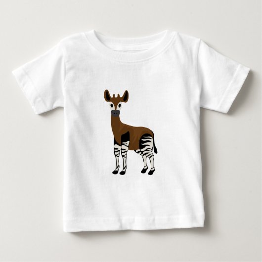 Okapi-Cartoon, Majestic Okapi Animal, Okapi Lovers (Voorkant)