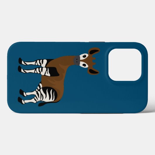 Okapi-Cartoon, Majestic Okapi Animal, Okapi Lovers Case-Mate iPhone Case (Achterkant (horizontaal))