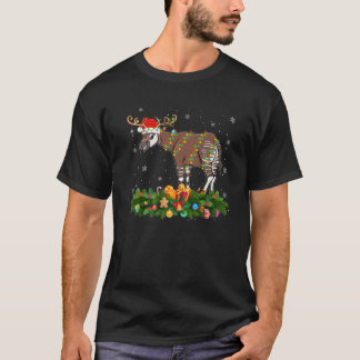 Okapi Dierenvriend Reindeer Santa Hat Okapi Christ T-shirt
