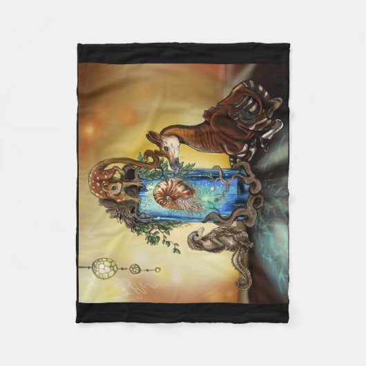 Okapi en de Oddlings Fleece Deken (Voorkant)