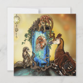 Okapi en de Oddlings Magnetische Uitnodiging (Voorkant)