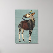OKAPI & FEATHERS CANVAS AFDRUK (Voorkant)
