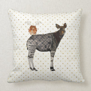 OKAPI & FEATHERS PILLOW KUSSEN