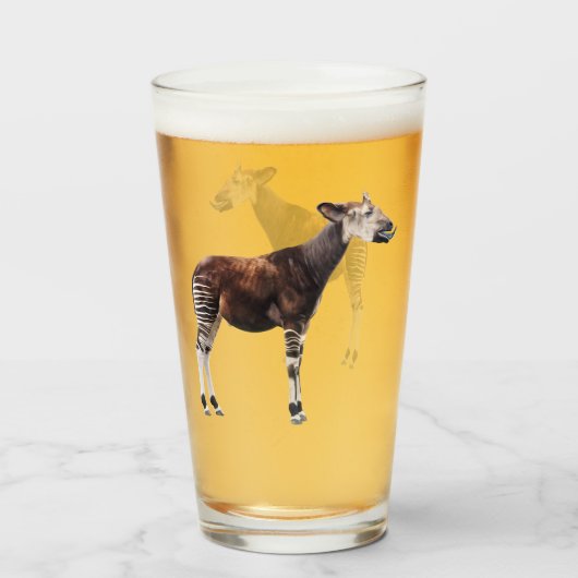 Okapi Glas (Voorkant gevuld)