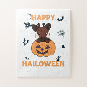 Okapi in Pumpkin Cute Okapis Happy Halloween Legpuzzel