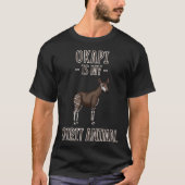 Okapi is mijn spirituele dier Okapi T-shirt (Voorkant)