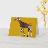 Okapi-Kaart Kaart (Gele Bloem)