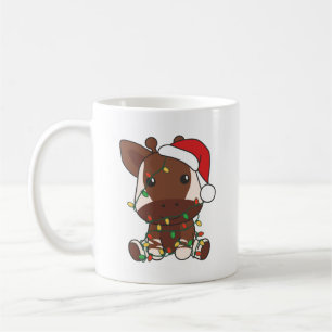 Okapi Kerst Winter Dieren Vakantie Okapis Koffiemok