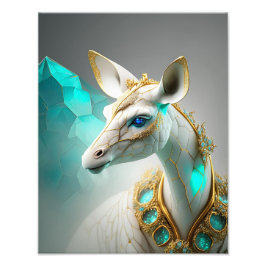 OKAPI MOTU Forrest Giraffe Island Lemuria Foto Afdruk