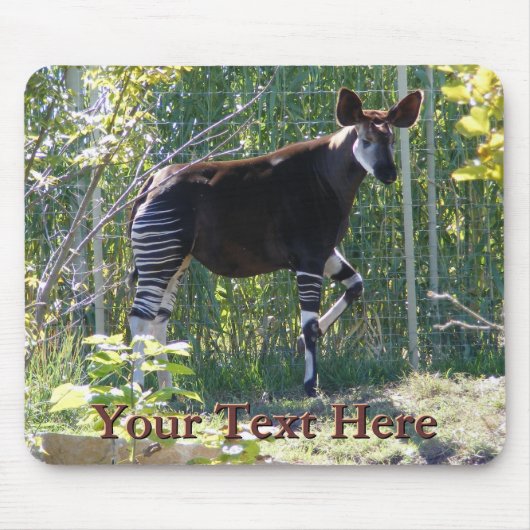 Okapi Mousepad Muismat (Voorkant)