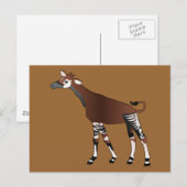 Okapi Postcard Briefkaart (Voorkant / Achterkant)