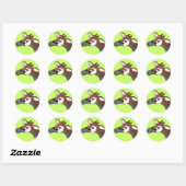 Okapi ronde Sticker (Vel)