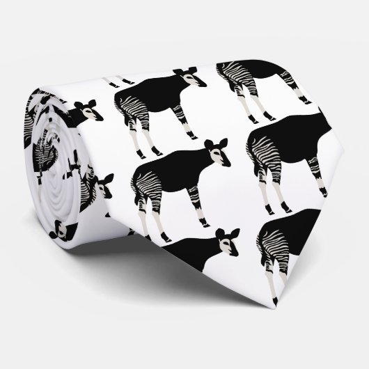 Okapi Stropdas (Opgerold)