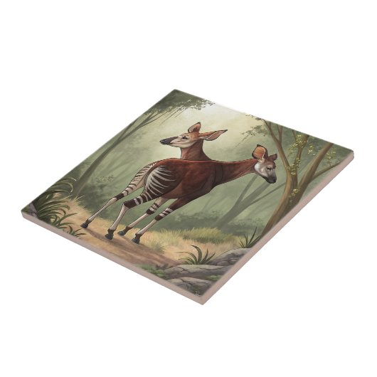 Okapi Tegeltje (Zijkant)