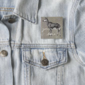 okapi vierkante button 5,1 cm (In situ)