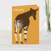 Okapi-Wenskaart Kaart (Voorkant)
