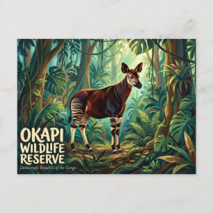 Okapi-Wildreservaat Briefkaart