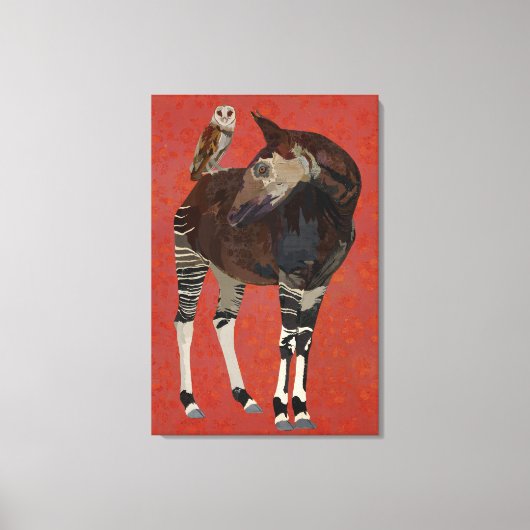 OKAPI & ZOMER UIL Canvas (Voorkant)