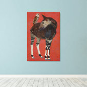 OKAPI & ZOMER UIL Canvas (Insitu (Houten vloer))