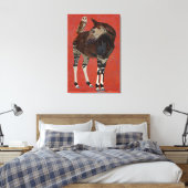 OKAPI & ZOMER UIL Canvas Afdruk (Insitu (Slaapkamer))