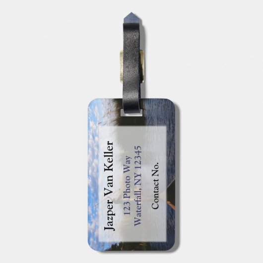 Okavango Delta Bagagelabel (Achterkant verticaal)