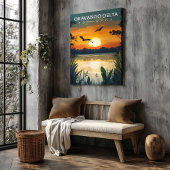 Okavango Delta Botswana Canvasprint Afrikaanse Kun Canvas Afdruk