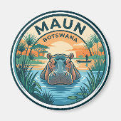 Okavango Delta Botswana Magneet (Voorkant)