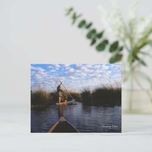 Okavango Delta Briefkaart (Staand voorkant)