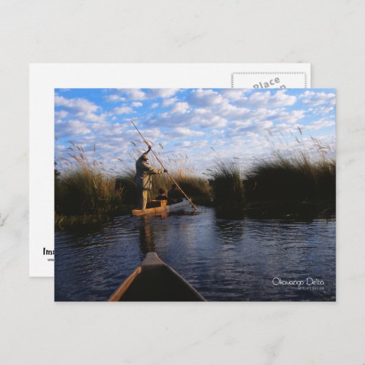 Okavango Delta Briefkaart (Voorkant / Achterkant)