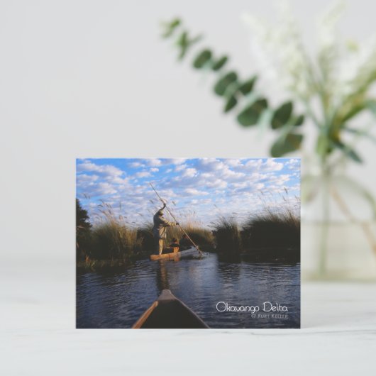 Okavango Delta Briefkaart (Staand voorkant)