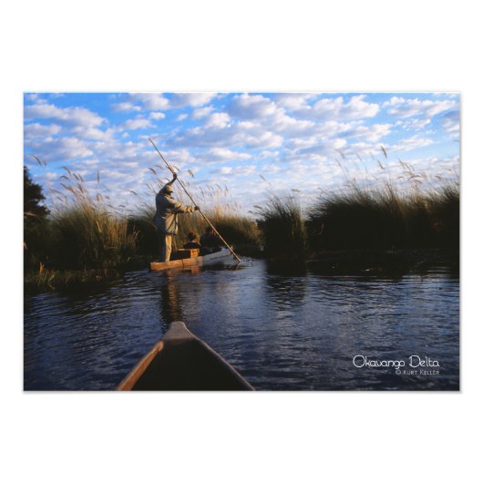 Okavango Delta Foto Afdruk (Voorkant)