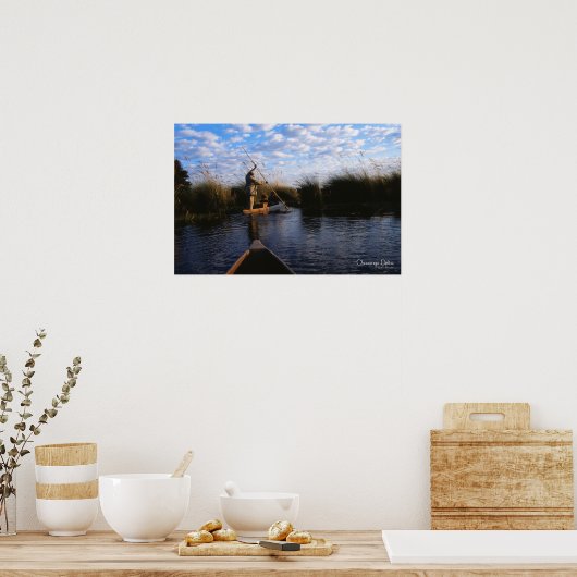 Okavango Delta Foto Poster (Keuken)