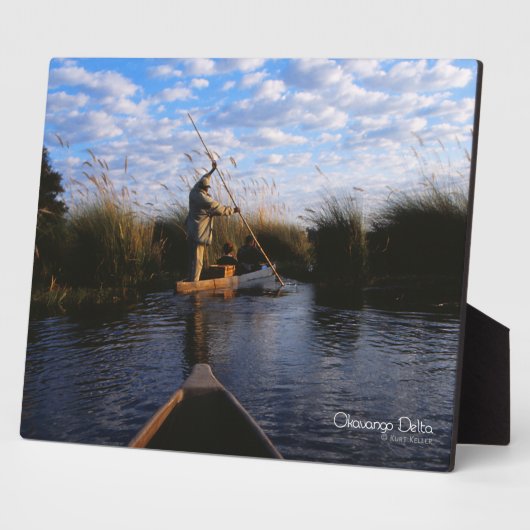Okavango Delta Fotoplaat (Zijkant)