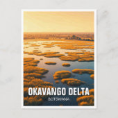 Okavango Delta in Botswana Briefkaart (Voorkant)