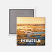 Okavango Delta in Botswana Magneet (Voorkant / Achterkant)