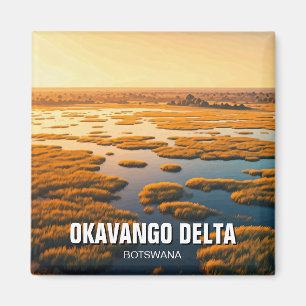 Okavango Delta in Botswana Magneet
