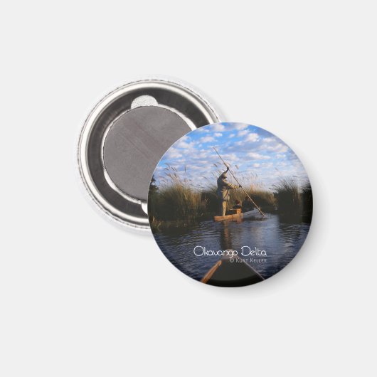 Okavango Delta Magneet (Voorkant / Achterkant)