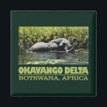 Okavango Delta Magneet<br><div class="desc">Okavango Delta,  Botswana</div>
