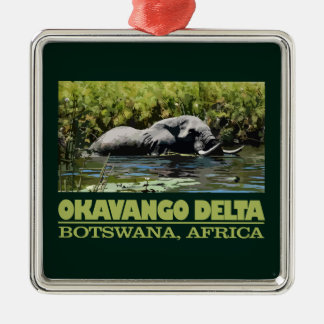 Okavango Delta Metalen Ornament